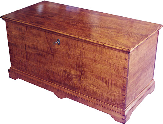 TIGER MAPLE BLANKET CHEST  (BC103)