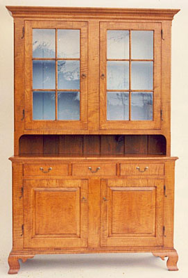 DUTCH CUPBOARD, TIGER MAPLE (CUP472)